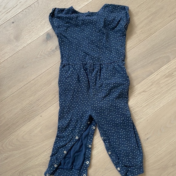 babyGAP girls navy romper size 2 - Picture 5 of 8